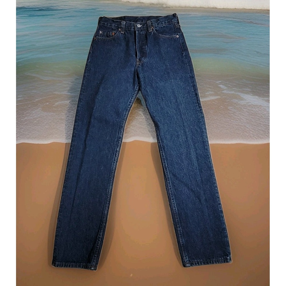 👖Vintage Levi's 501 XX Men 28x32 Dark Wash Pristine Made in USA May 1994 Preppy